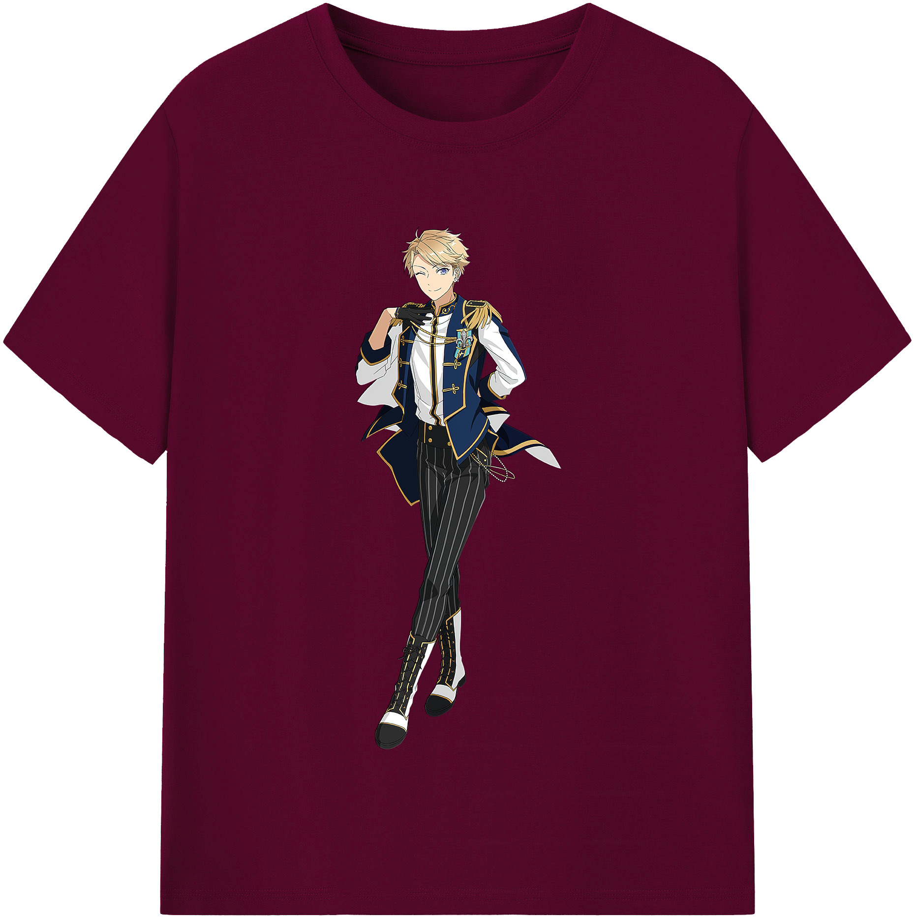 （画像用） あんさんぶるスターズ! Ensemble Stars レディースカジュアルプリントTシャツ（綿100％）